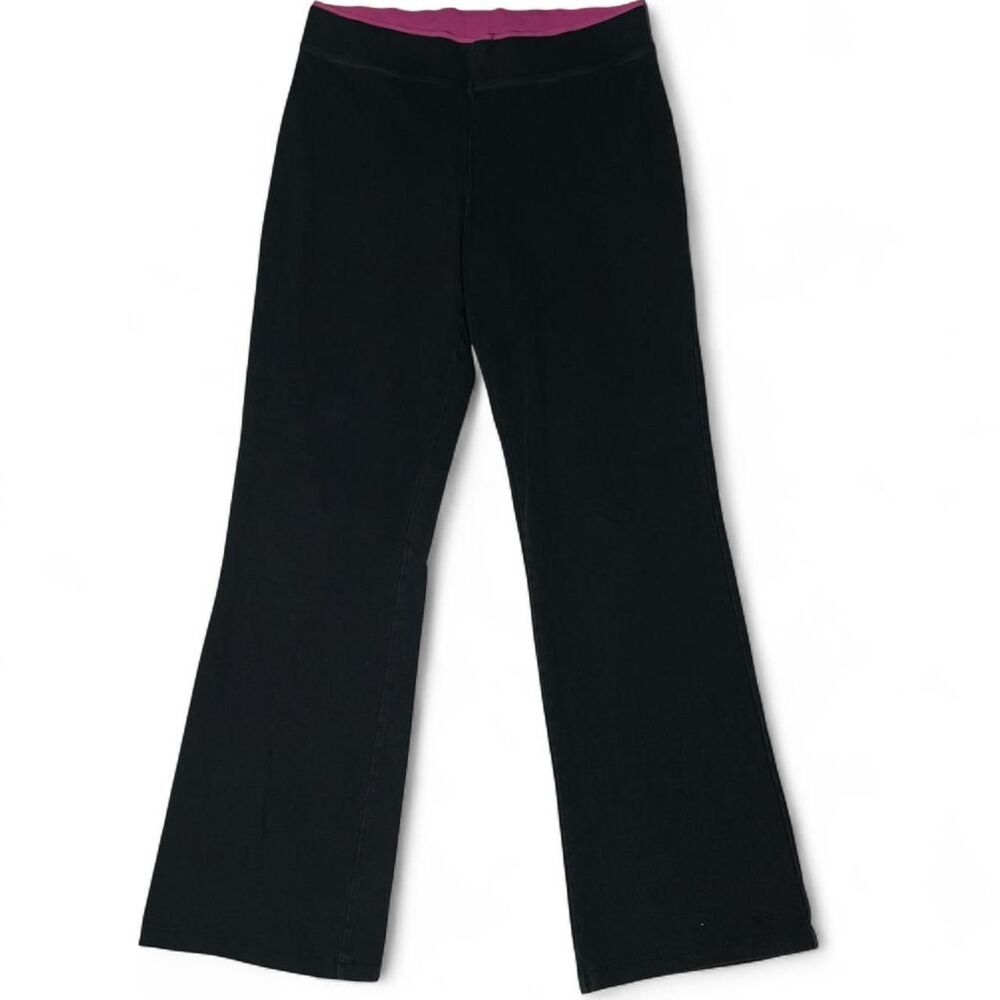 Champion Low Rise Flare Leggings Pink Waist Band Women’s Medium Yoga Pants